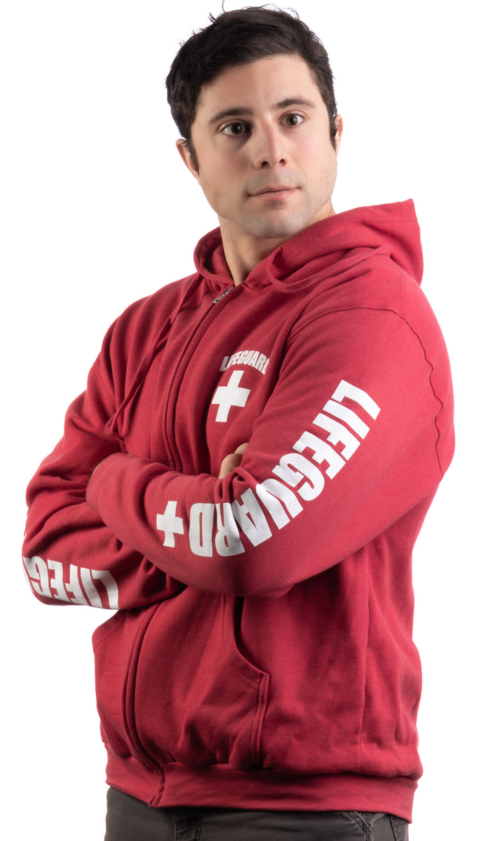 LIFEGUARD Zip Fleece Hoody Sweatshirt Hoodie Sweater Unisex