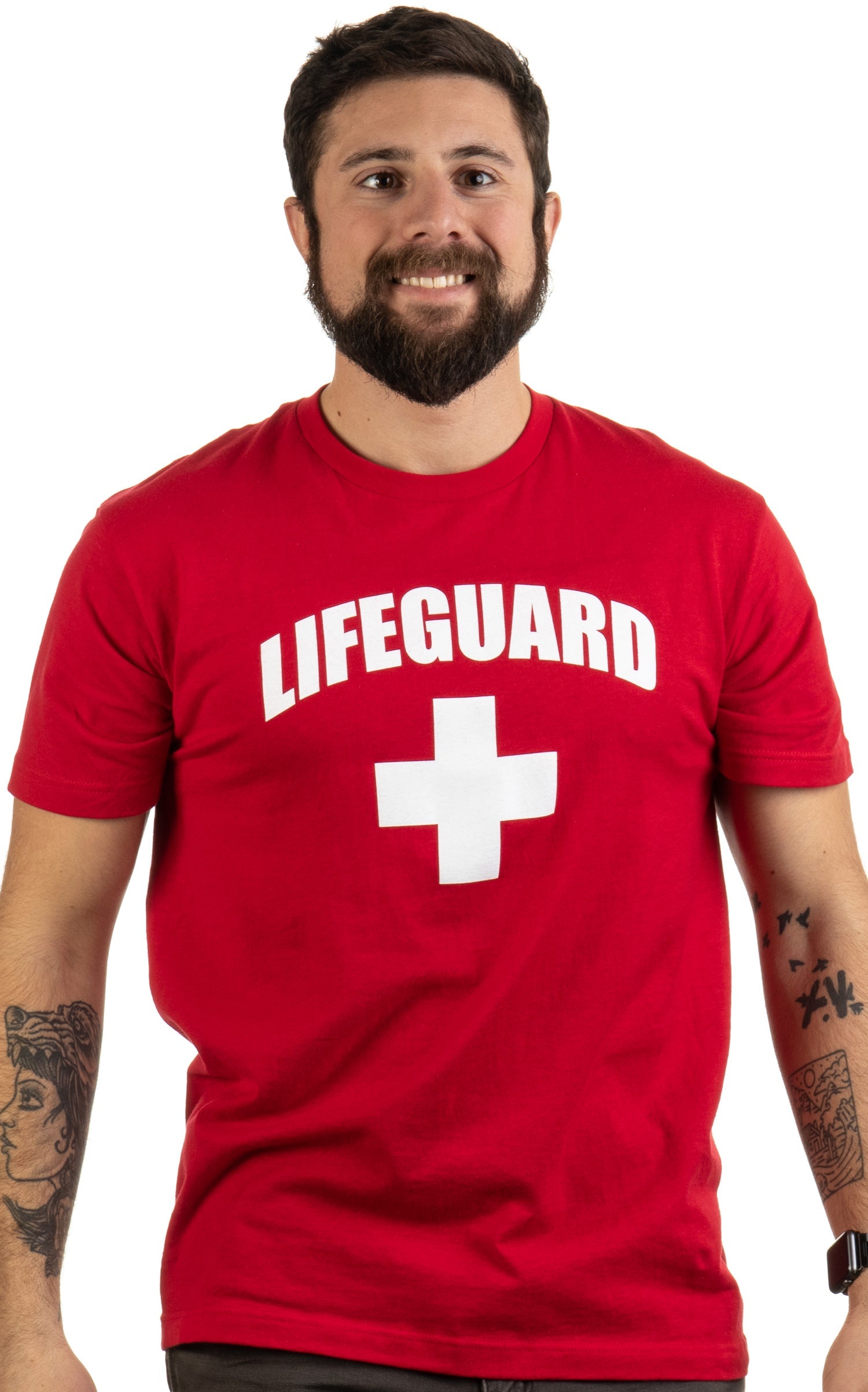 LIFEGUARD | Red Lifeguarding Unisex Uniform T-shirt for Men Women