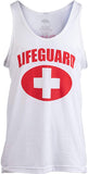 LIFEGUARD | White Adult Unisex Lifeguarding Fitted Unisex Tank Top Unisex T-shirt