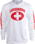 LIFEGUARD | Red or White Unisex Uniform Costume Long Sleeve T-shirt Men Women