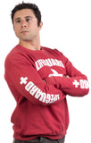 LIFEGUARD | Red Unisex Uniform Fleece Sweatshirt Crewneck Sweater for Men Women