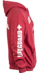 LIFEGUARD | Red Unisex Uniform Fleece Hoody Sweatshirt Hoodie Sweater Men Women