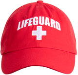 Lifeguard Hat | Professional Guard Red Baseball Cap Men Women Costume Uniform