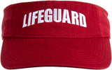 Lifeguard Visor | Professional Guard Hat Red Sun Cap Men Women Costume Uniform